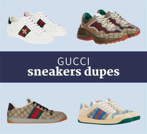 gucci sneakers dupe|loafers that look like Gucci.